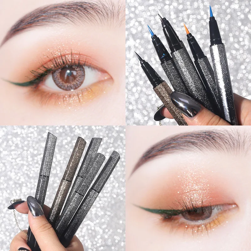 

Colorful Eye Liner Pen Long Lasting Charming Sexy Matte Waterproof Smudge-proof Portable Cosmetics Eyeliner Eyes Makeup Pencil