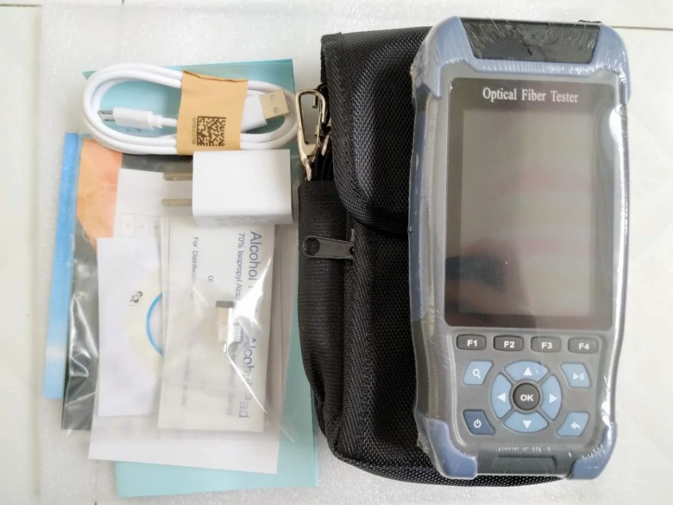 Mini OTDR Fiber Optic Reflectometer FTTH Fiber Optic Tester Multifunction with Optical Power Meter OPM VFL Light Source