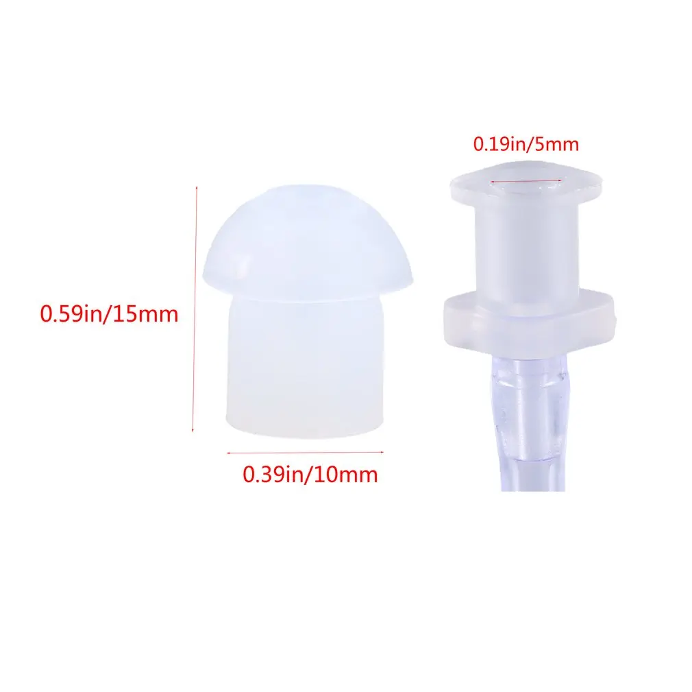 

Twist On Replacement Acoustic Tube For 2-way Radio Headsets Transparent Applicable To Walkie-talkie White Catheter