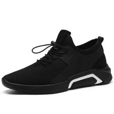 

and summer board Spring breathable shoes men's Korean version of the trend British net shoes black sports walking shoes