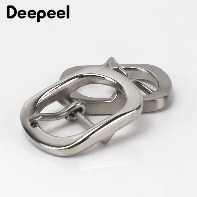 Deepeel 1 шт. модная однотонная металлическая пряжка из нержавеющей стали для ремней