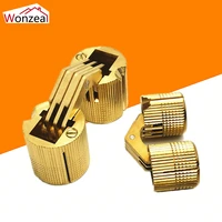 8 24mm pure brass hidden hinges copper barrel hinges barrel hinge invisible furniture hinge hardware accessories for gift box