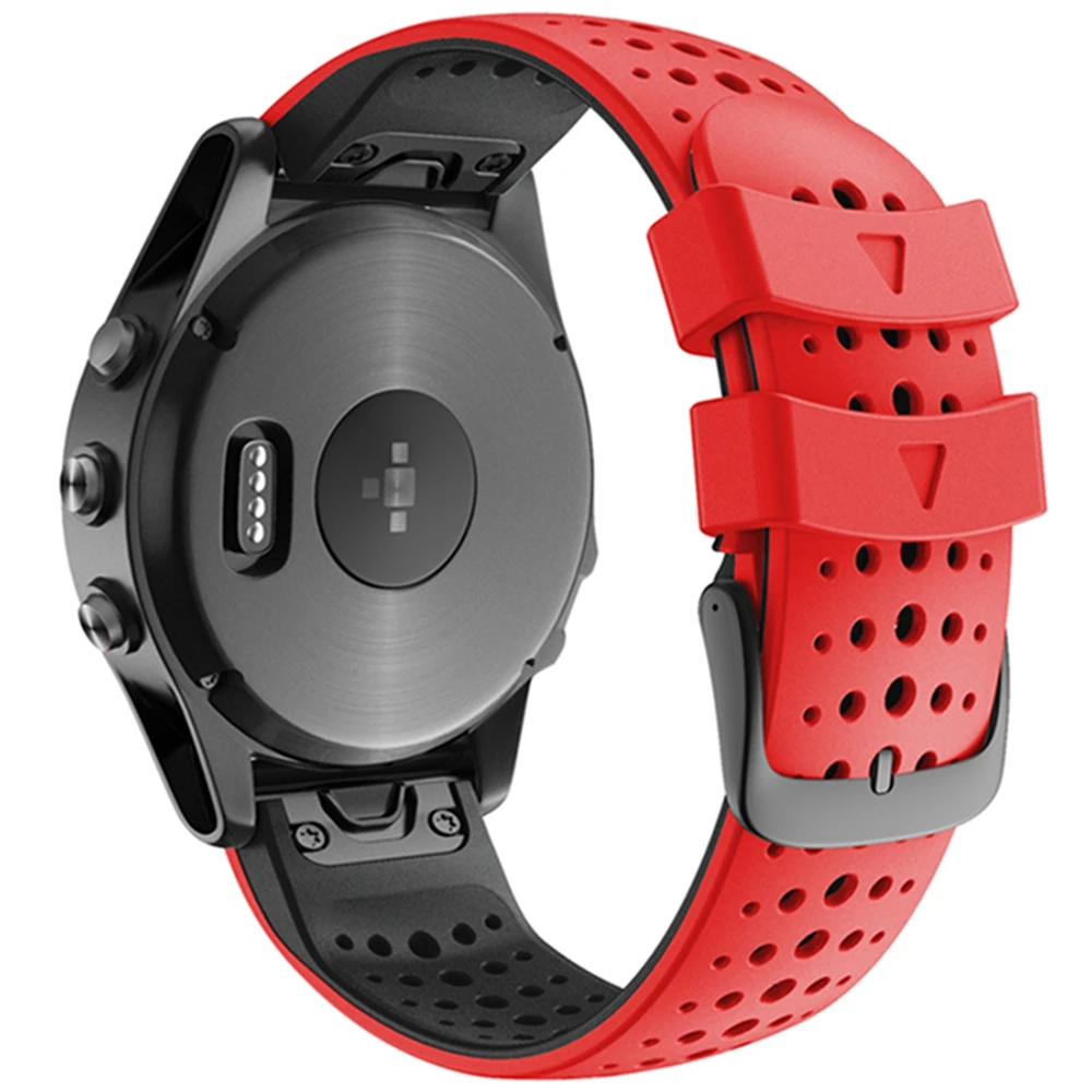 Ремешок силиконовый для наручных часов Garmin Fenix 5 5X 3 HR 945 6 6X|Смарт-аксессуары| |