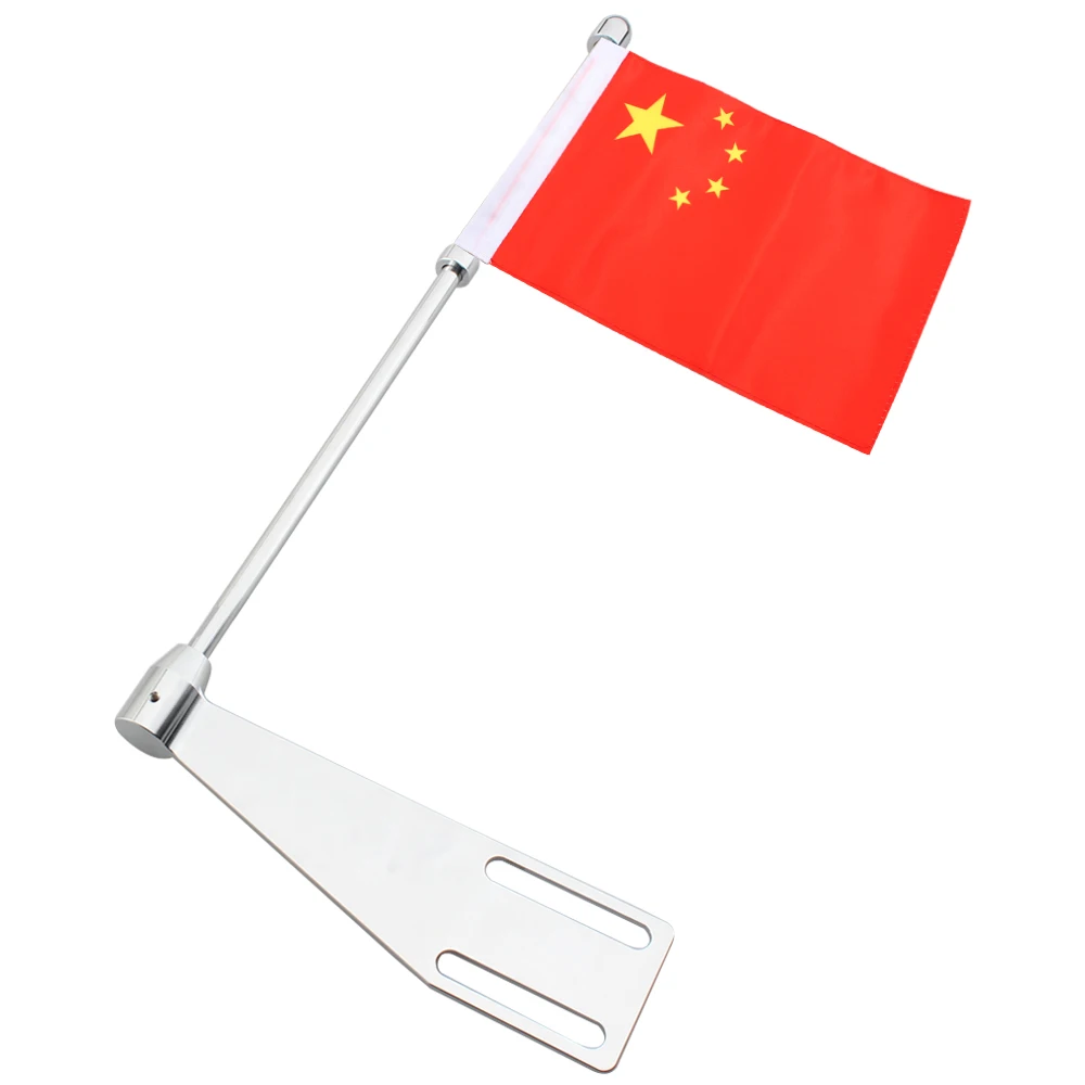 Багажник на боковой стороне мотоцикла стойка с флагом подходит для индийских