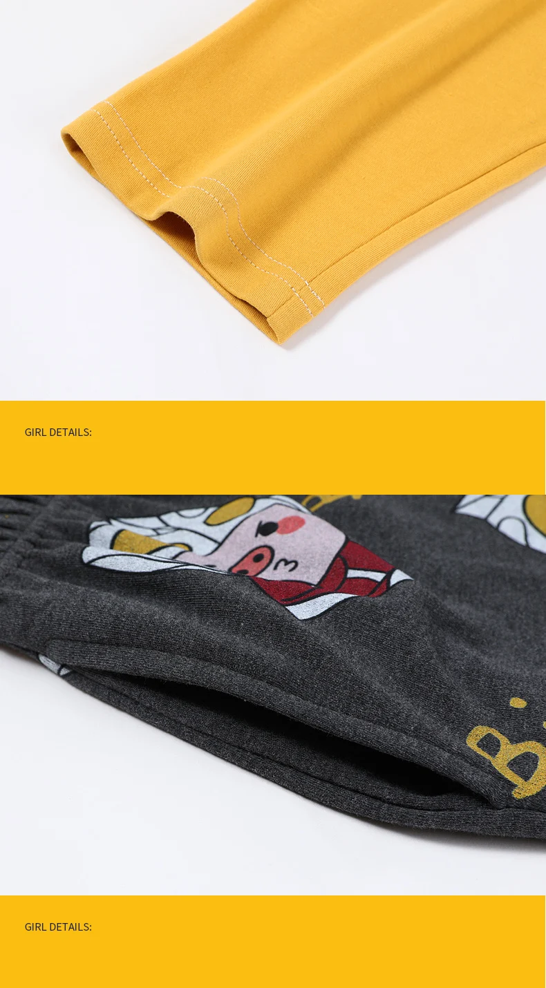 

Cotton Pyjama Suit Cute Pig Print Women's Home Clothes Loose Large Size Warm Pajamas For Women Autumn Sleepwear Women's Pajamas