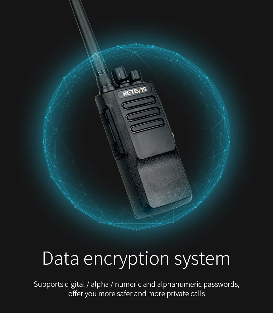 Высокая мощность DMR радио цифровой IP67 водонепроницаемый Walkie Talkie Retevis RT50 дисплей UHF VOX портативный двухсторонний радио Walkie-Talkie
