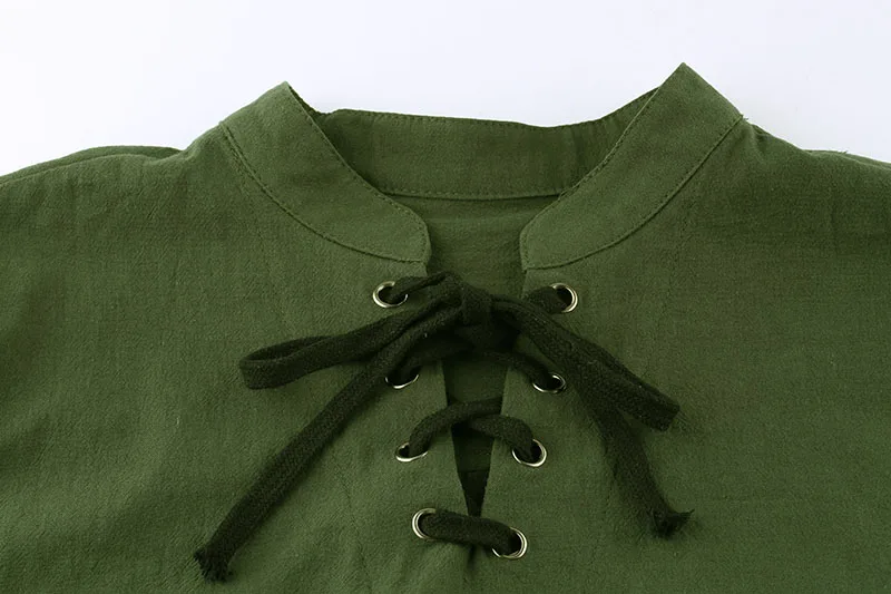 Средневековый Ренессанс викингов пиратский костюм изгой мужской хлопковый