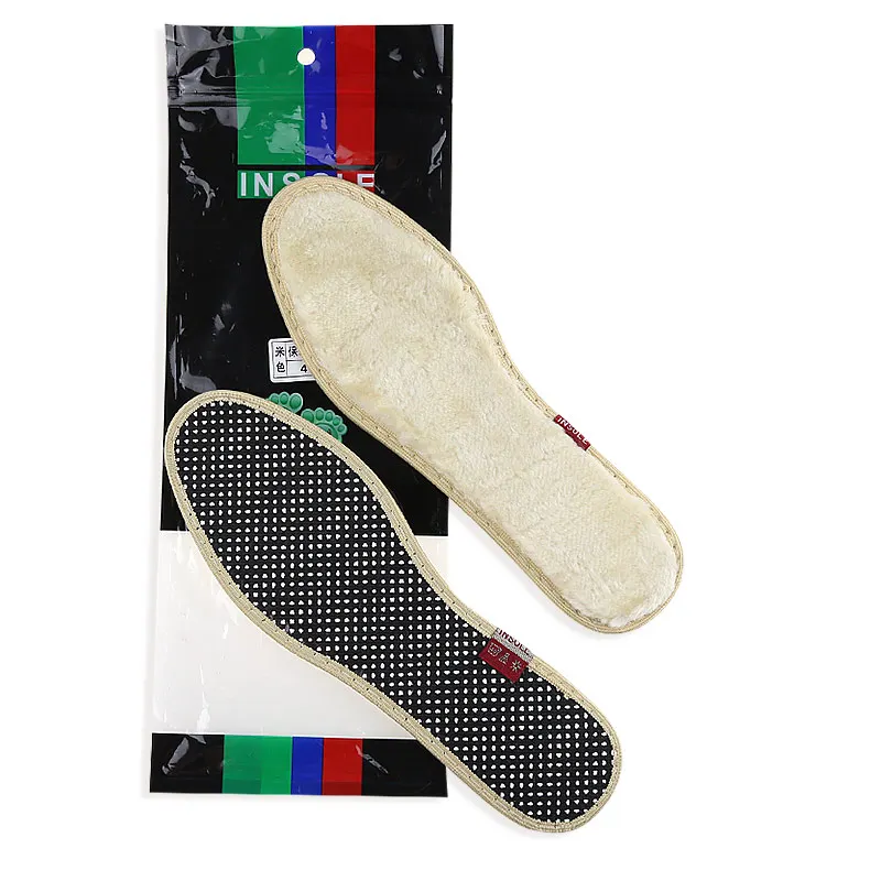 Сохраняющие тепло стельки с подогревом кашемировые теплые Утолщенные мягкие