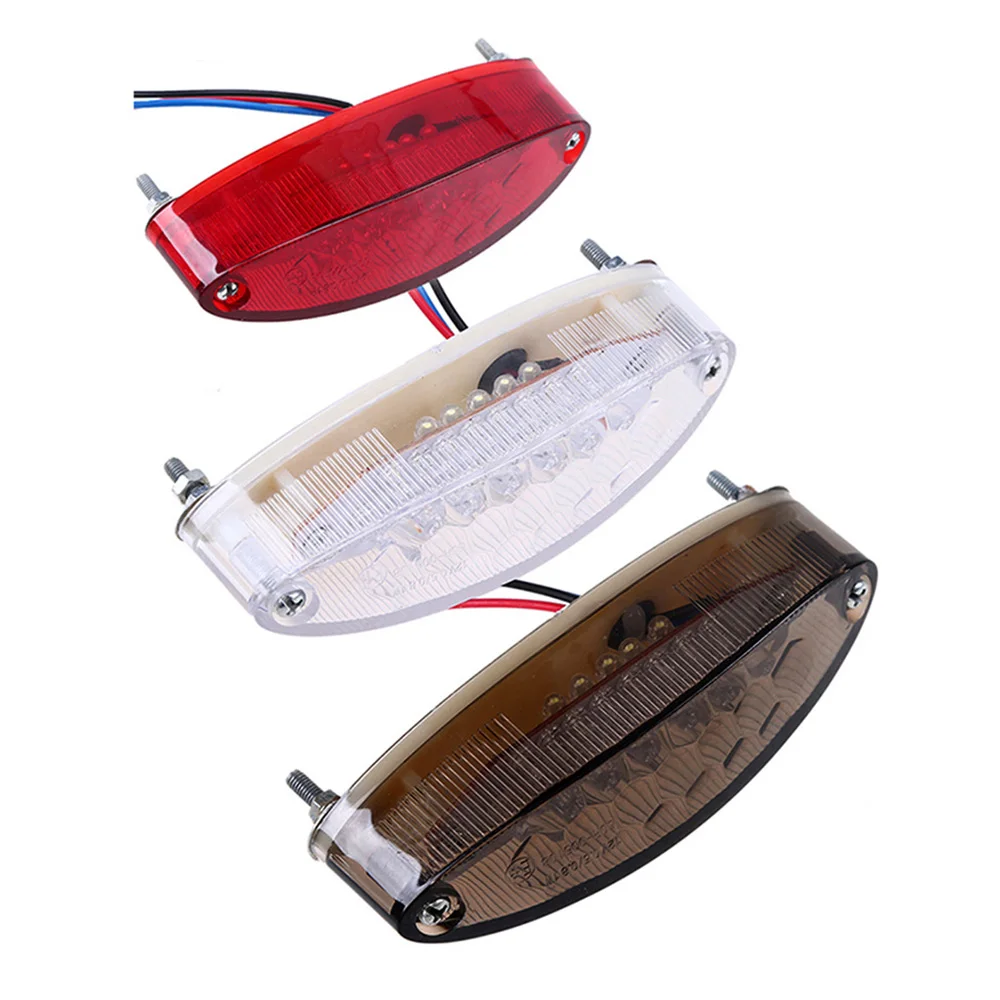 

Motorcycle Taillight LED Turn Signal Lights Brake Stop Rear Lamps for Dirt Bike Motorbike Universal