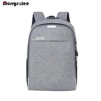 laptop backpack daypacks male school bookbag leisure backpack anti theft mochila usb charging backbag travel men solid bag nylon