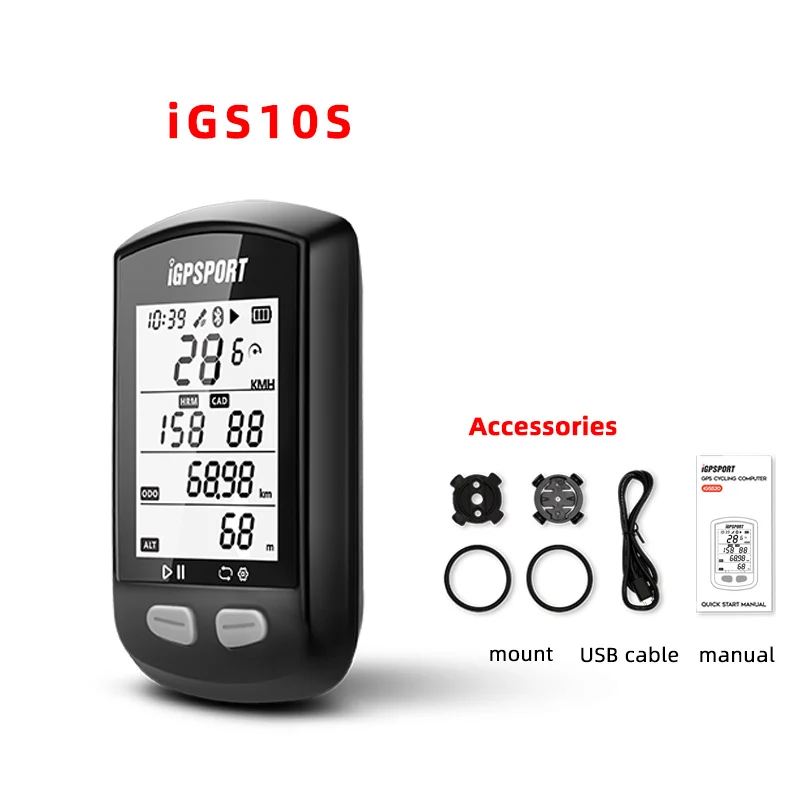 iGS10S GPS  Bike Computer Bicycle Speedometer Igpsport 10 S QZSS Satellite Road  MTB Cycling Odometer