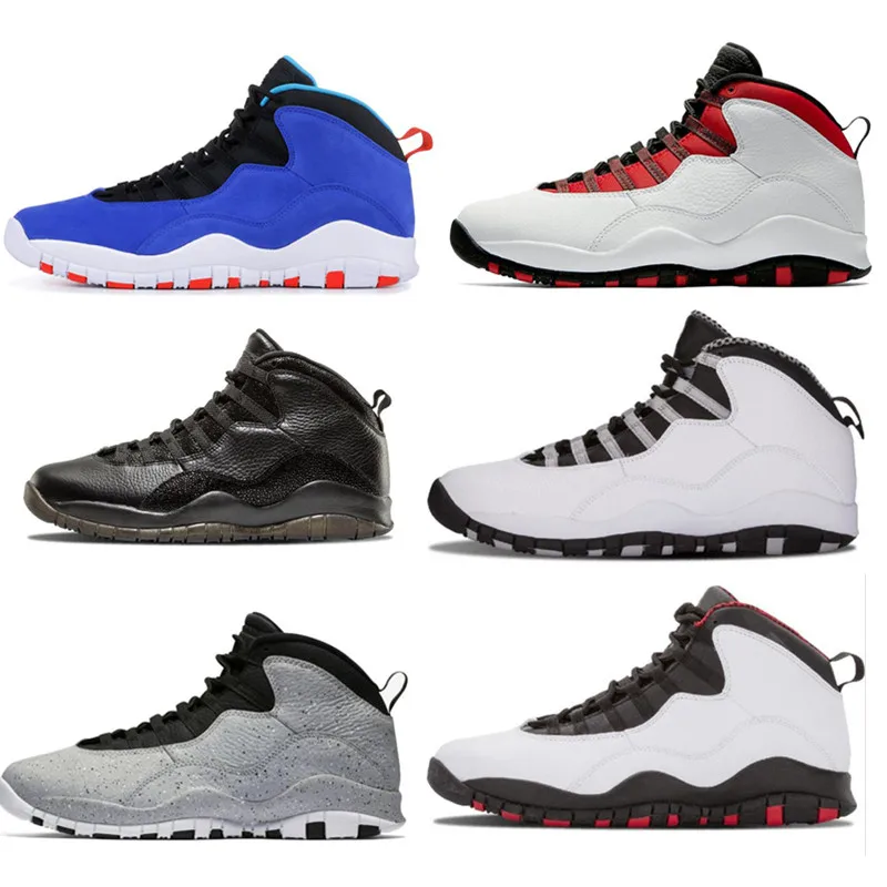 

Мужская обувь для баскетбола 10, синие, крутые, серые, красные, лондонские классические спортивные кроссовки 10s X Mid