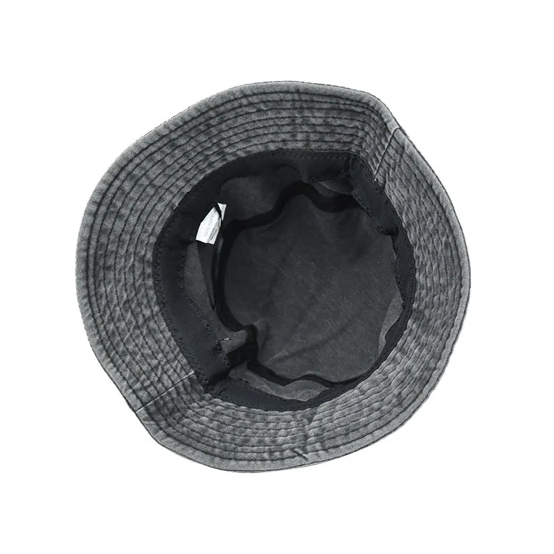 Панама Мужская/женская джинсовая Складная с широкими полями однотонная