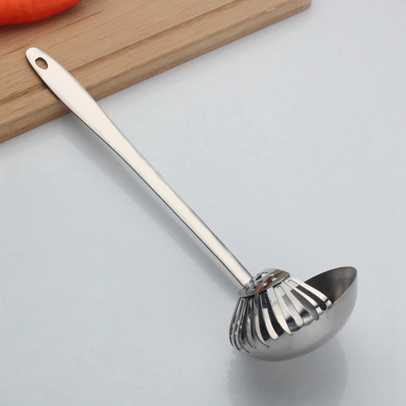 Профессиональный 2 в 1 суп кухонная сковорода горячий горшок ложка ковшовый