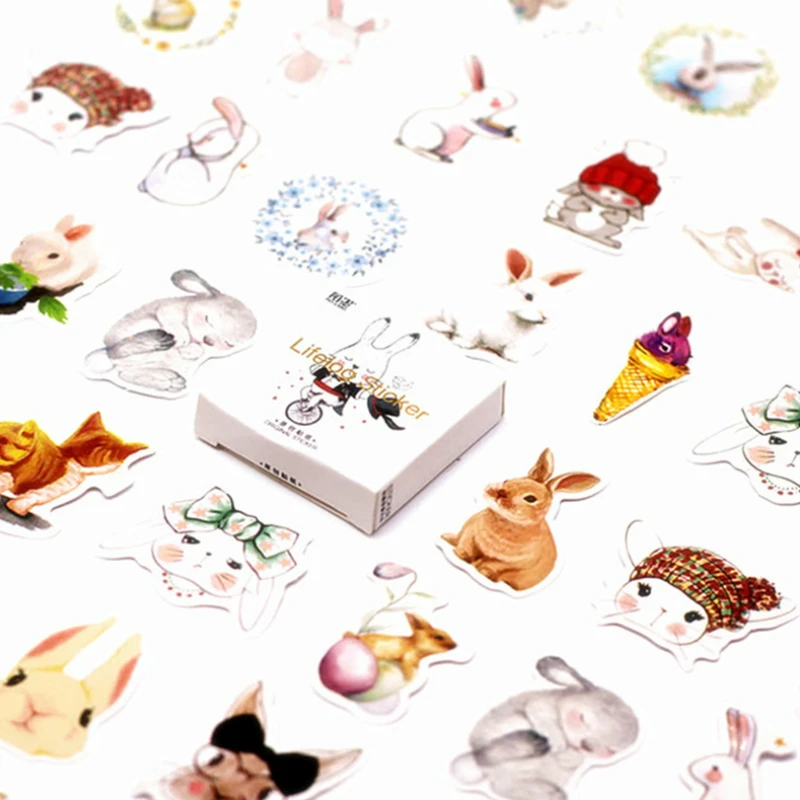 40 шт. в лоте Игрушечный Пасхальный кролик Стикеры s для стайлинга автомобилей