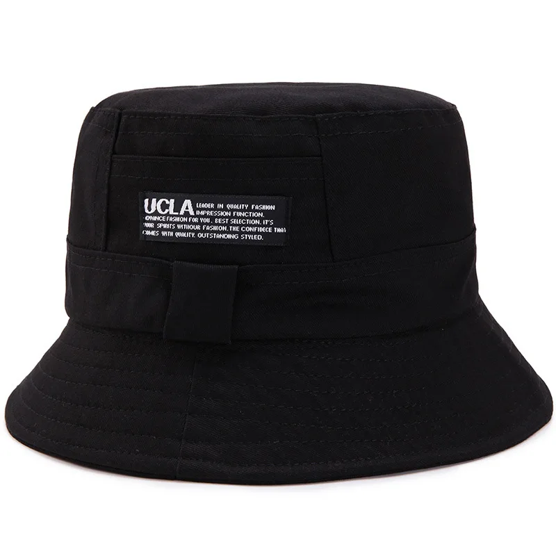 Летняя Двусторонняя Панама из чистого хлопка Кепка от солнца для защиты рыбацкая