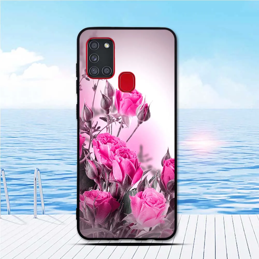 Чехол для Samsung A21S мягкая задняя крышка из ТПУ A21 чехол телефона Galaxy A 21 S A217F Fundas Coque |