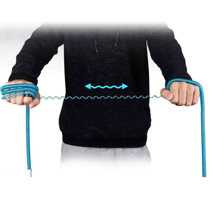 Key Lanyard Fishing Missed Rope Koord Chain Elastic Coil Stretch Tether Fashion Wire spring rope Lockable Cord | Украшения и