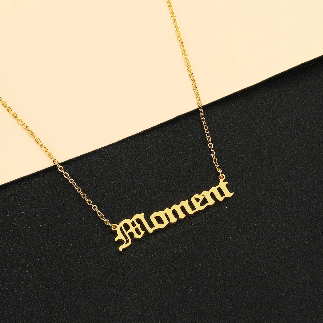 Ожерелье с надписью Подождите немного для мужчин и женщин | Украшения аксессуары