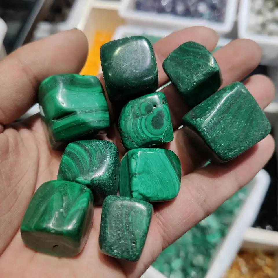 

Malachite Tumbled Stone Crystal Healing Gemstone