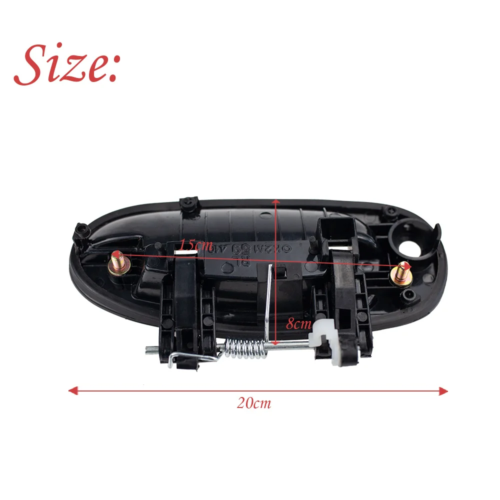 Черная внешняя ручка для внешней двери левая и правая Kia Sephia 1998 1999 2000 2001 Spectra
