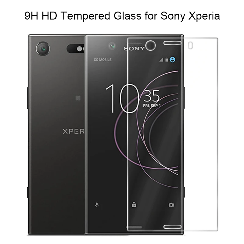 Screen Transparent Glass for Sony Xperia XZ XZS XZ2 Premium Tempered Glass for Sony XZ3 XZ2 XZ1 Compact Glass on Xperia L L1 L2