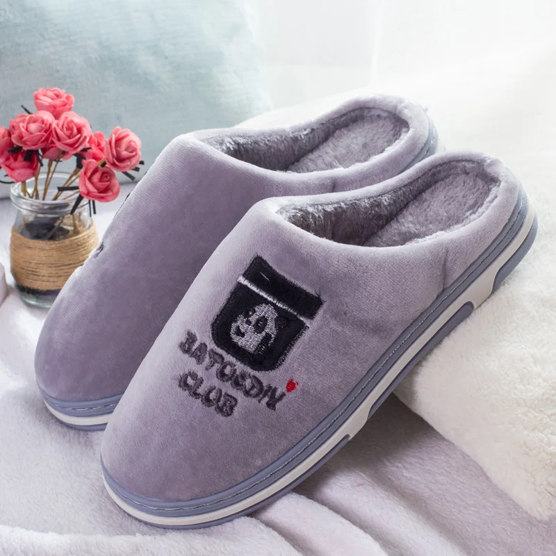 2019 г. Обувь женские зимние новые теплые домашние тапочки без шнуровки тканевые