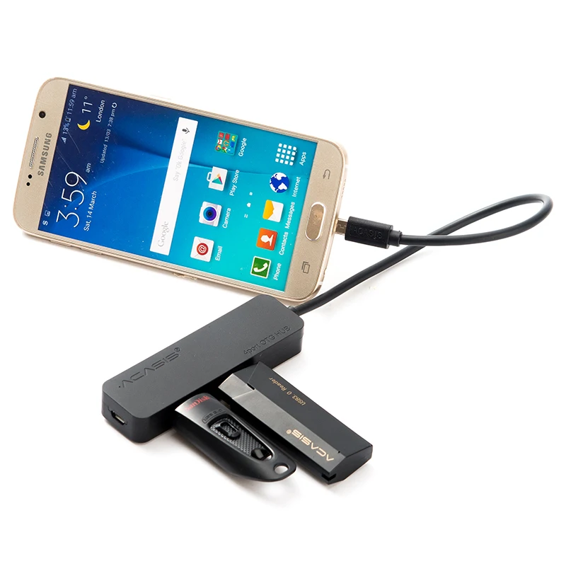 Разветвитель Acasis usb хаб 4 порта USB 2 0 со стандартным портом Для iMac аксессуары для