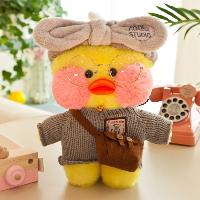 Кукла с гиалуроновой кислотой плюшевая игрушка маленькая желтая утка Мягкое