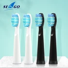 Сменные насадки для электрической зубной щетки SEAGO, насадки для зубной щетки SG515SG551SG958SG910E2E4E9 с выцветшими щетинками