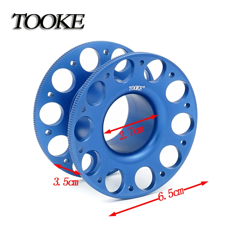 Катушка для подводного плавания TOOKE прочная легкая катушка из алюминиевого