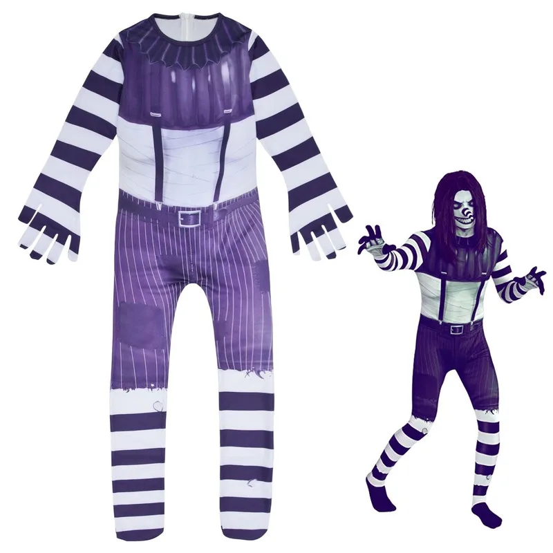 

2021 children's Halloween cosplay costume cartoon clown party modeling cosplay one-piece suit