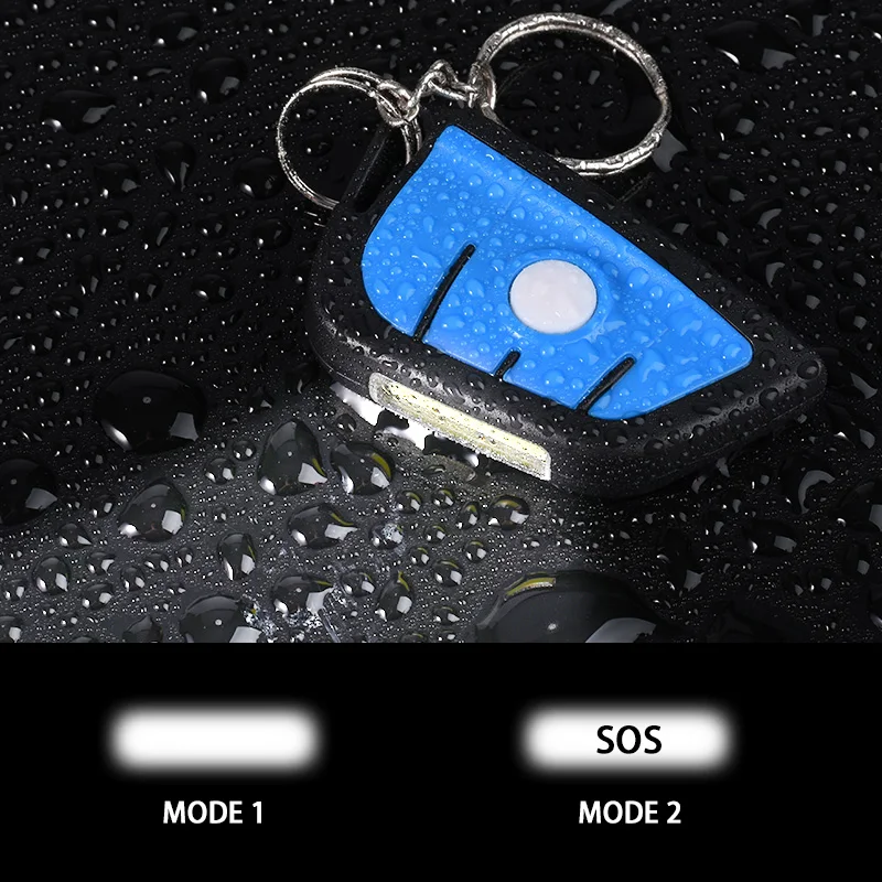 

Led uv light portable keychain lamp built-in battery key ring infrared light button battery waterproof mini flashlight camping