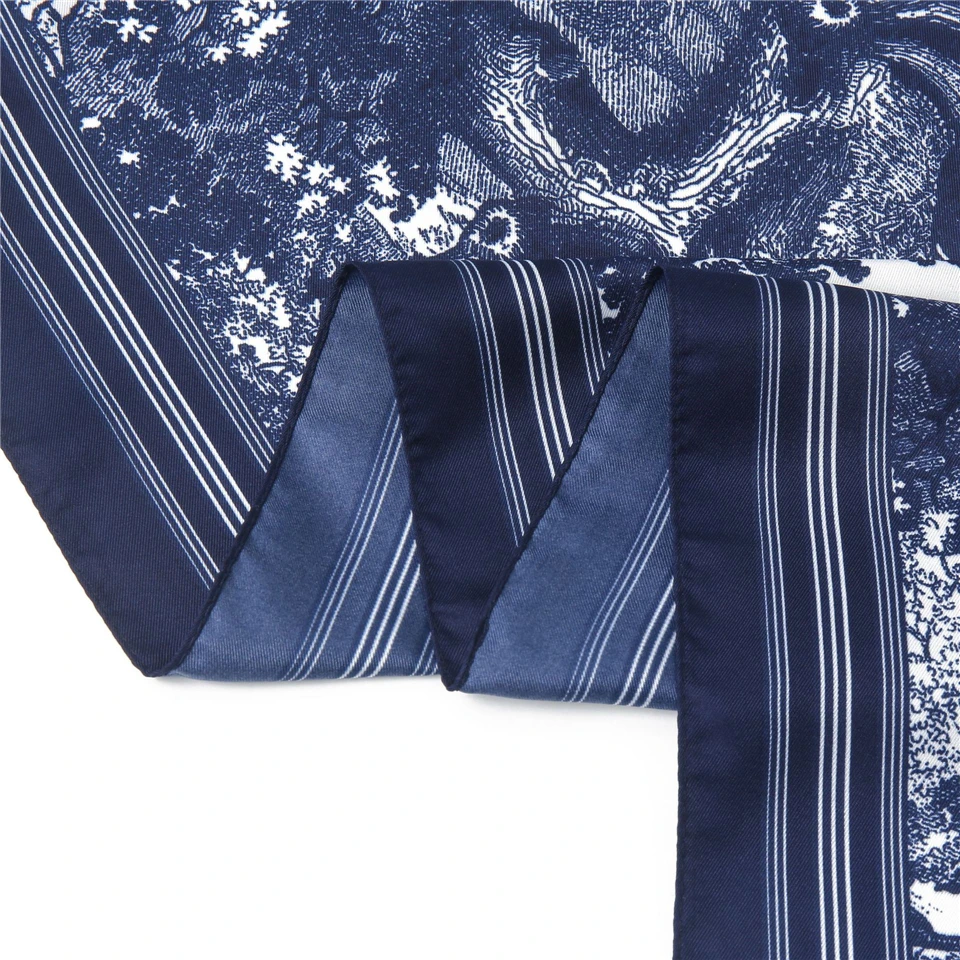 

90cm Silk Scarf Women Bandana Hair Band Female Lion Python Shawl Wraps Square Hijab Foulard Print Headband Neckerchief Summer