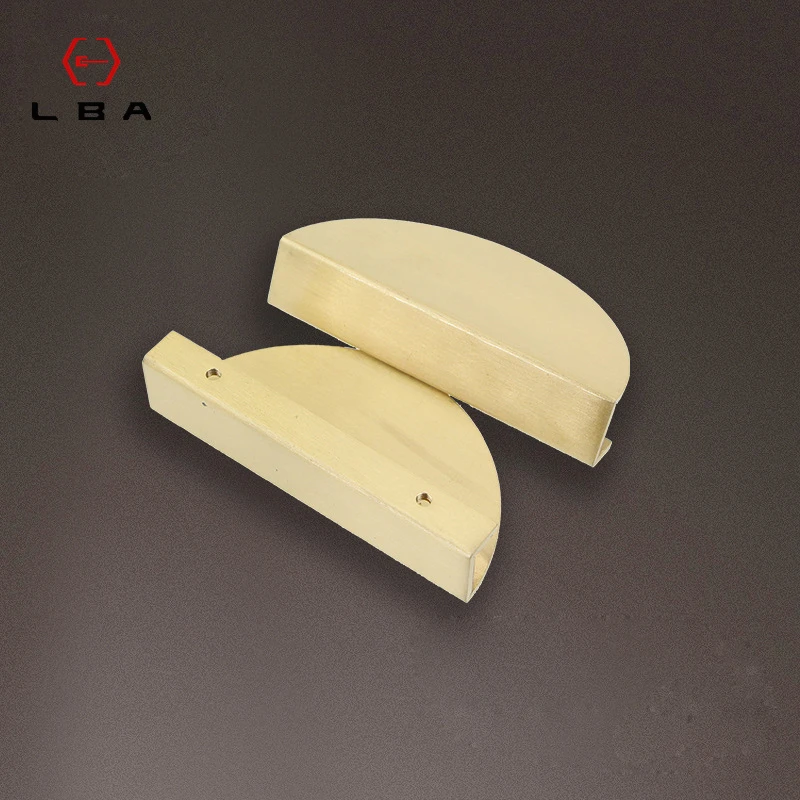 LBA полукруглый твердый Китайский медный шкаф с ручкой и ящиком мебель ручка дверь