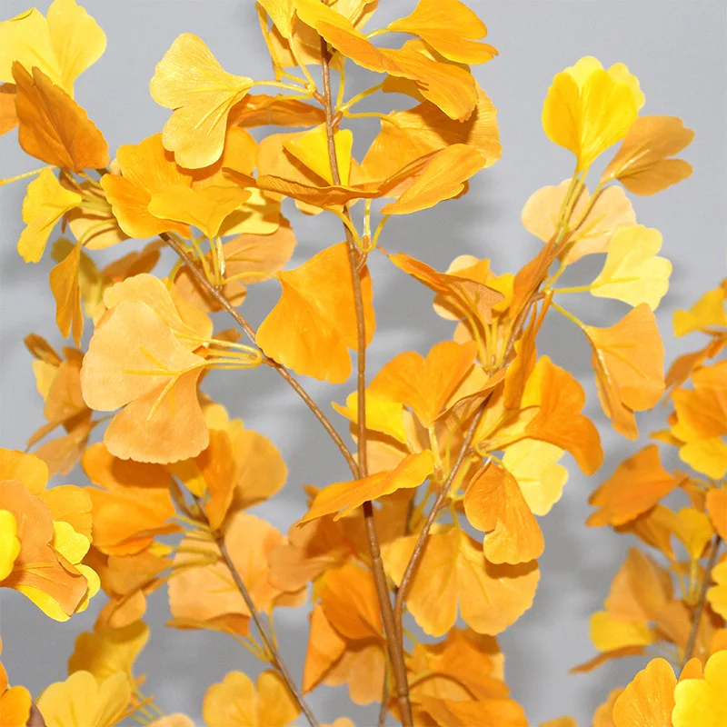 Искусственные растения 160 см дерево гинкго карликовое в горшке Искусственный