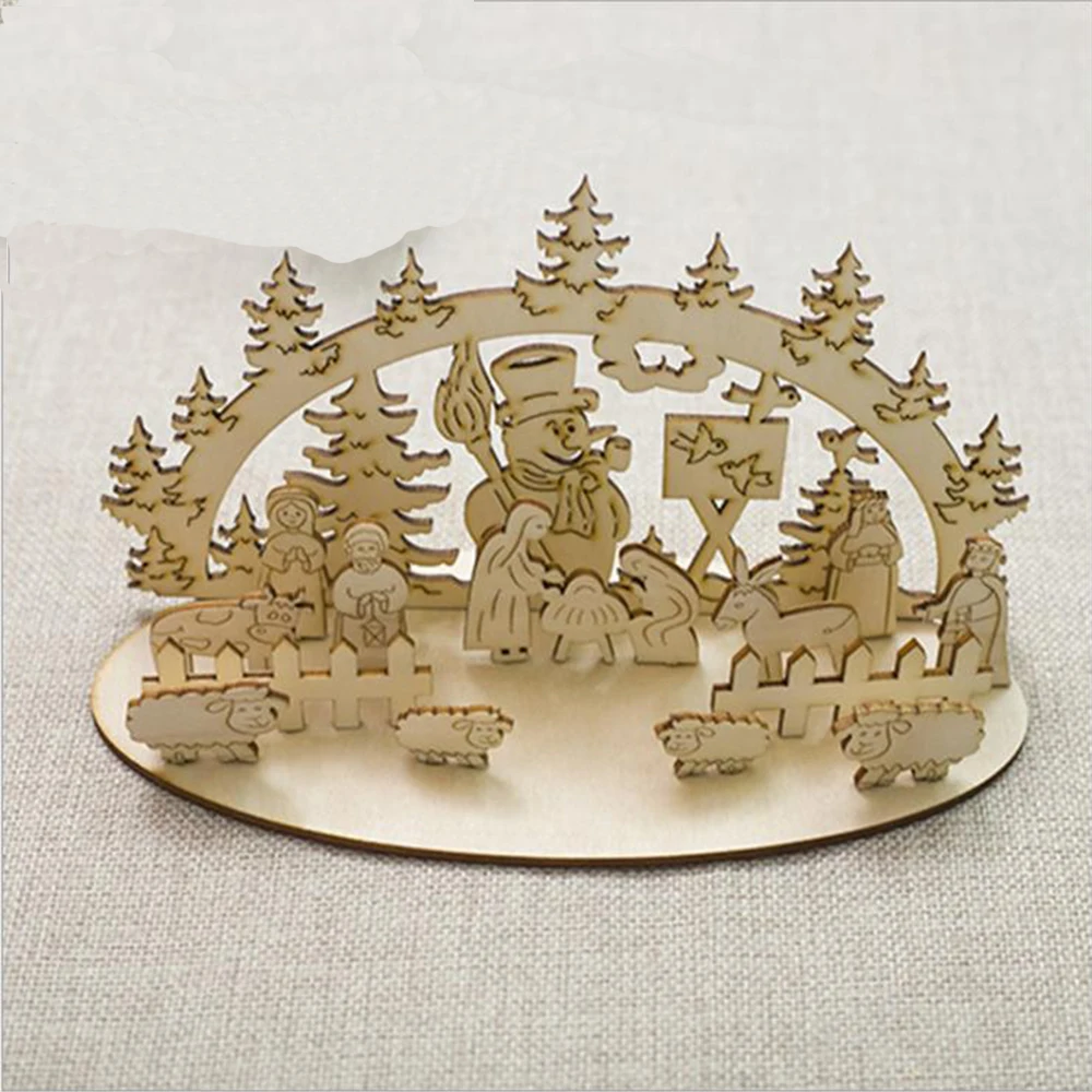 Подвеска в виде деда мороза дерева 1 комплект|Кулоны и подвески| |