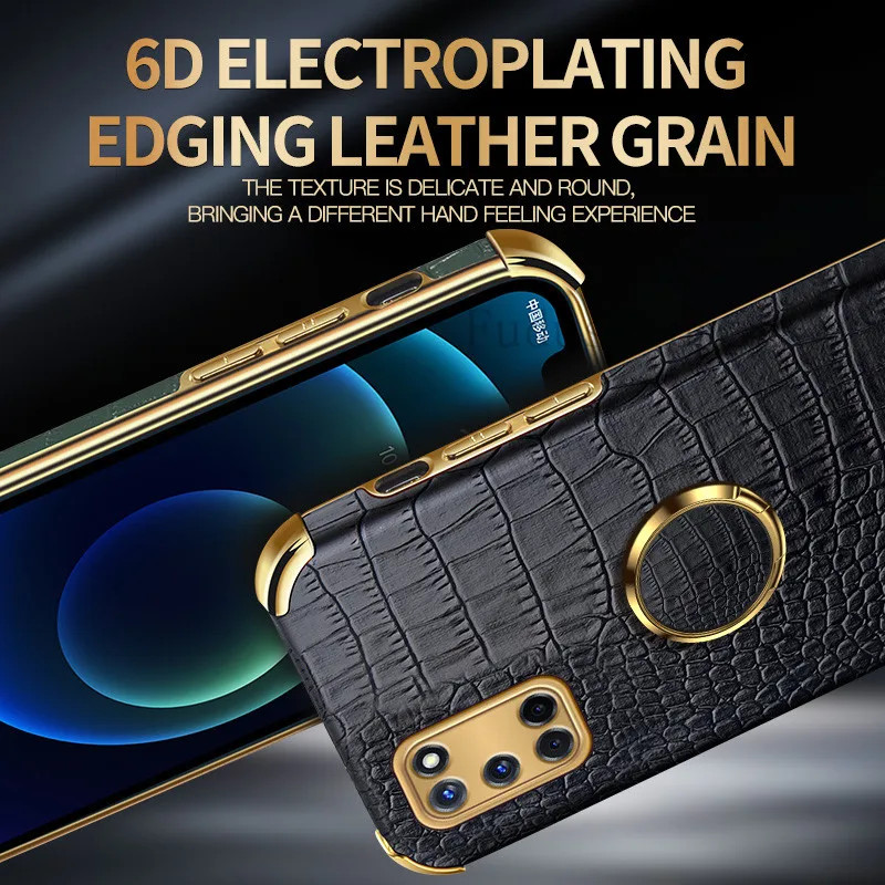 Чехол из крокодиловой кожи для Samsung Note20 10 S10 S20 S21 S22 Plus FE Ultra A51 A71 A21S A32 A52 A72 - купить по