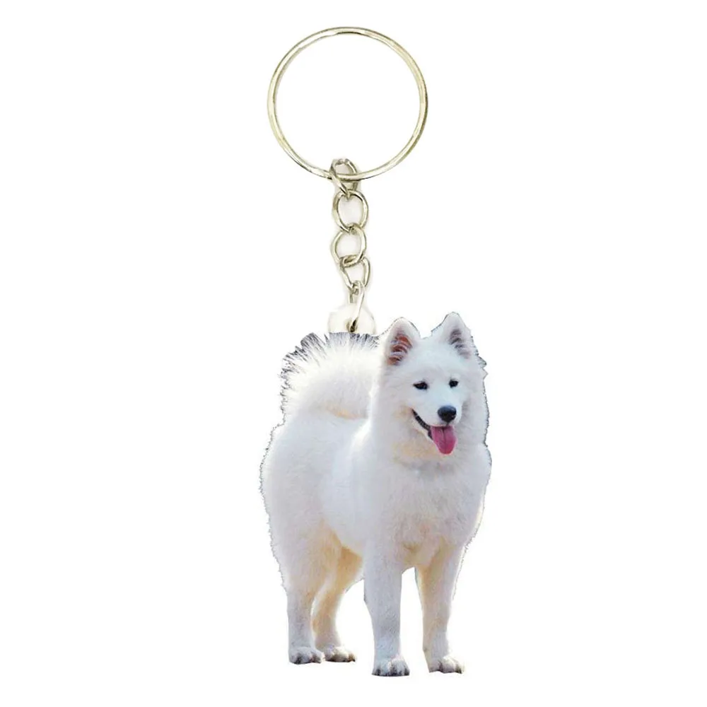 German Shephard Dog Keychain New Pet Dogs Flat NOT 3D Small Keychains Animal Cute Charm Bag Drop Gift for Women Miss Pets | Дом и сад