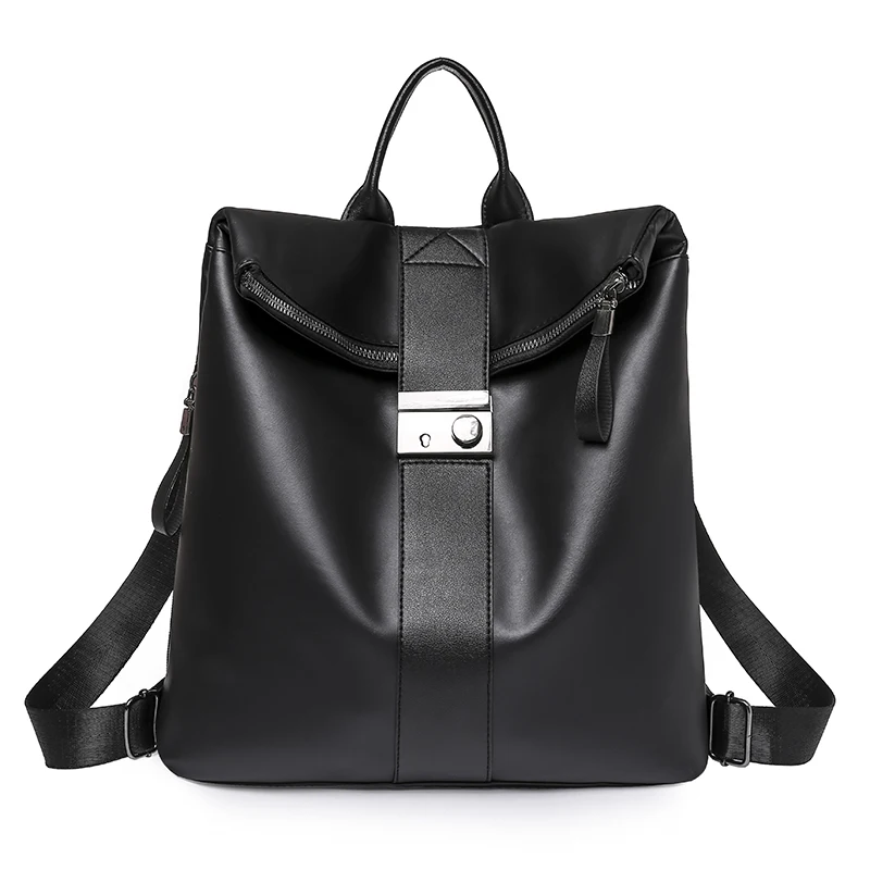 

Рюкзак женский из мягкой кожи, модная вместительная сумка на плечо, школьный ранец для подростков, брендовый дизайнерский дорожный рюкзак н...