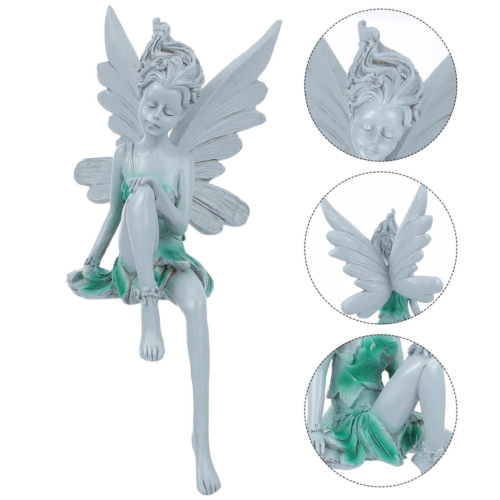 

1Pc Lawn Delicate Resin Angel Girl Decor Angel Garden Home Decoration Ornament