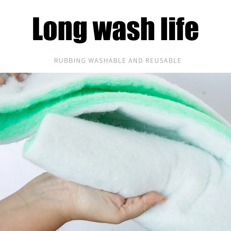 Фильтр для аквариума хлопковый очиститель воды высокой плотности фильтр зеленый