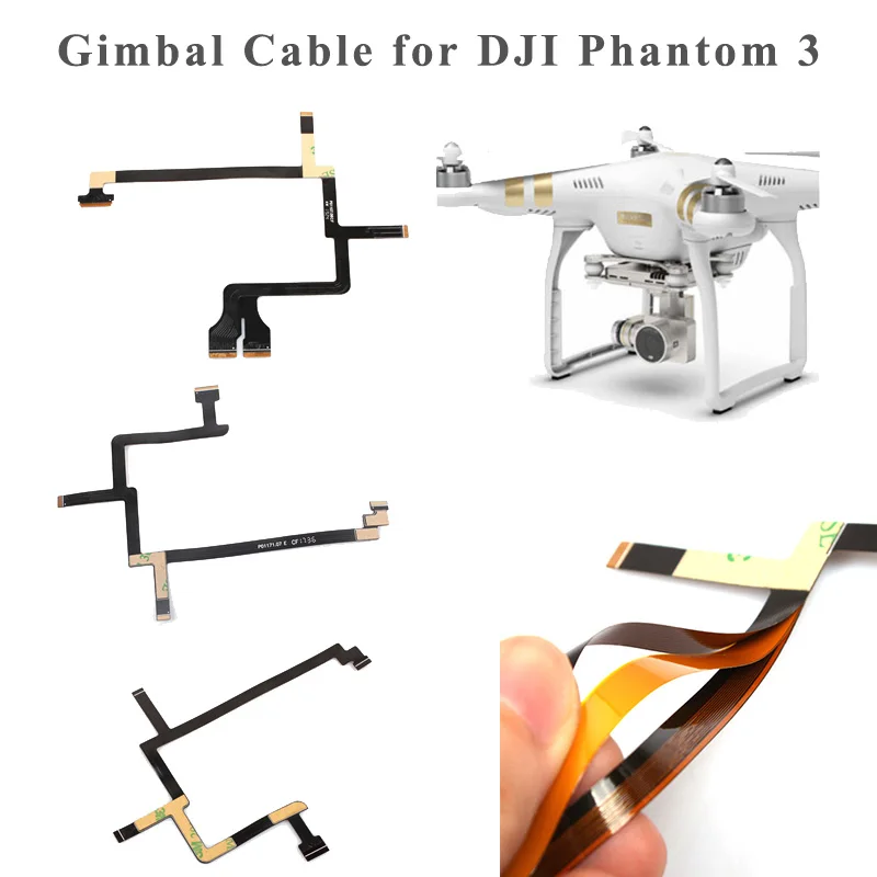Гибкий плоский ленточный кабель карданный трос для дрона DJI Phantom 3 3A 3P 3S SE |