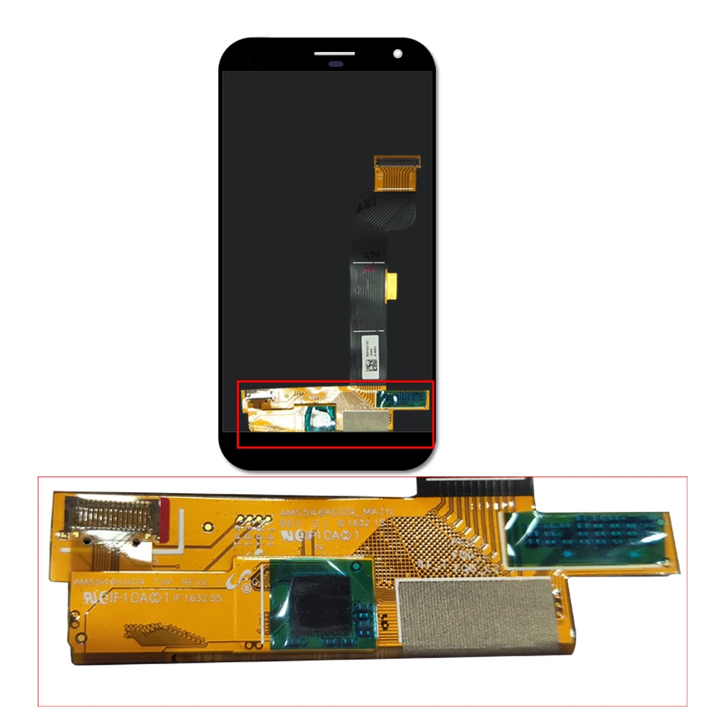 Протестированный оригинальный для htc Nexus M1 Google Pixel XL ЖК-дисплей с сенсорным