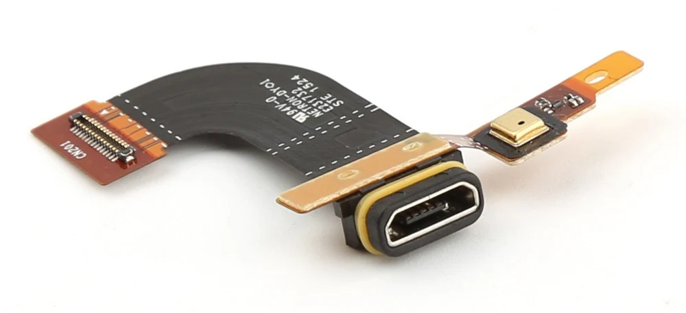 

WOJOQ Original New USB Charging Port Connecter Flex Cable with Microphone For Sony M5 E5603 E5606 E5653 USB Charging Port