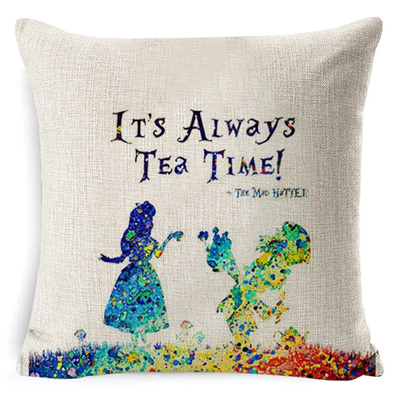 Винтажный чехол для подушки декоративная наволочка с изображением кролика в