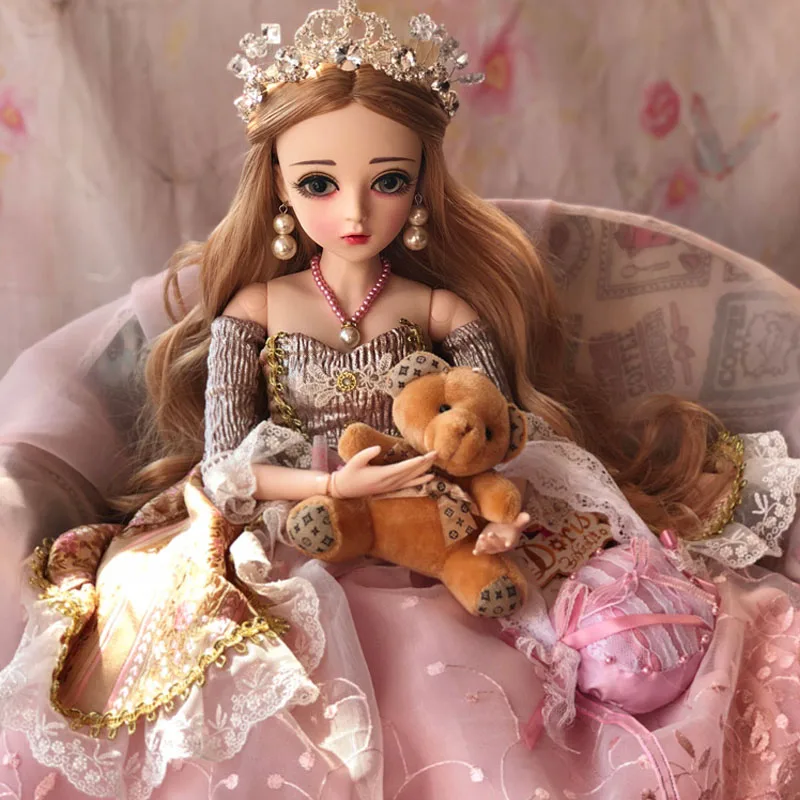 Черный 1/3, BJD, 60 см, куклы, игрушки, высокое качество, китайская Кукла, 18 шарниров, BJD, шарнир, кукла, мода для девочек, подарок, игрушки для девочек - Цвет: Черный
