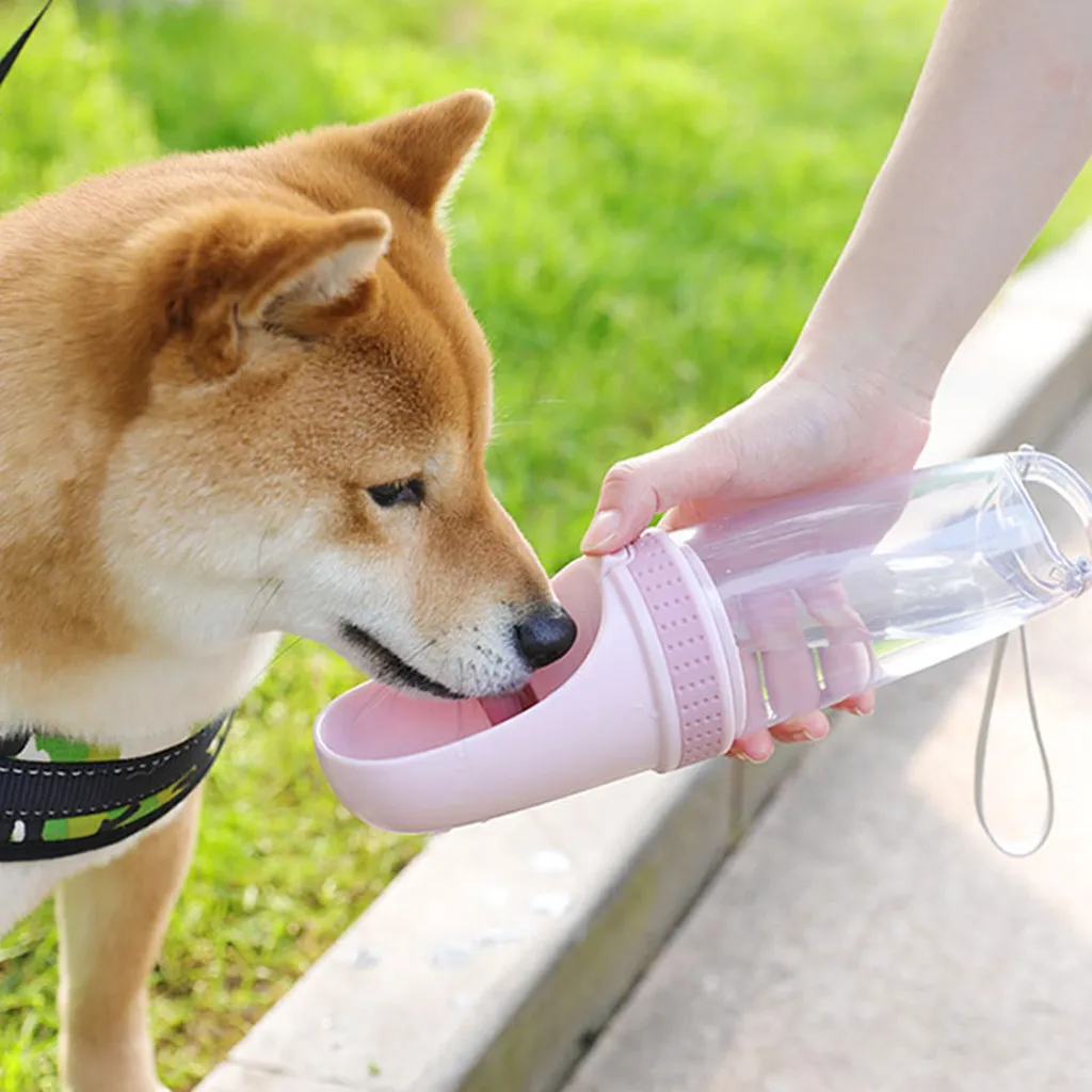 Бутылка для собак Pet Travel Portable Drinking Fountain Outdoor Accompanying Cup Feeder Perro On