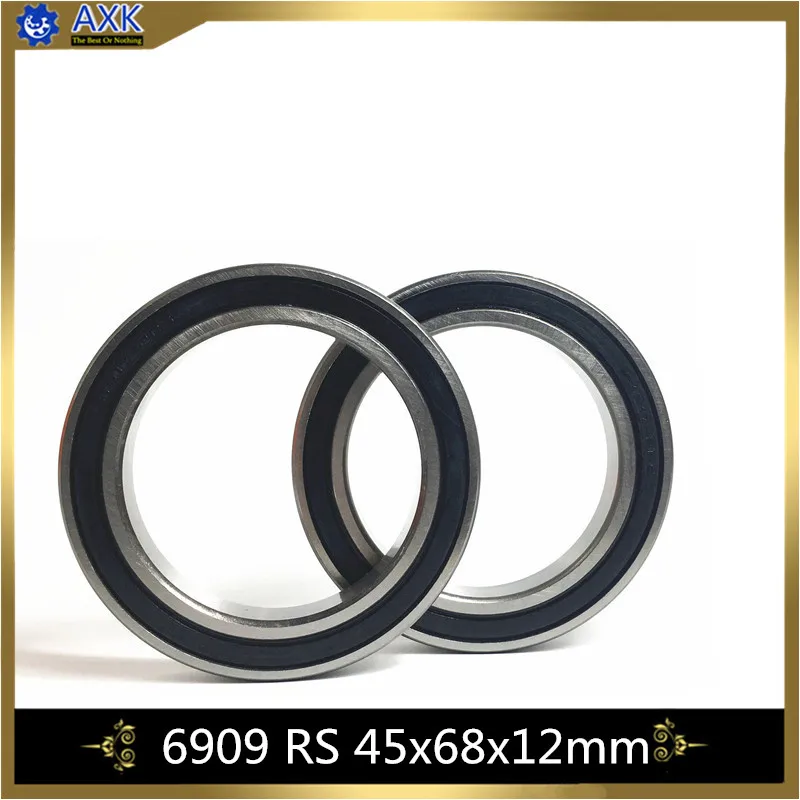 6909 2RS подшипник ABEC 1 ( 5 шт.) 45x68x12 мм тонкий срез упорные шариковые подшипники 6909RS 61909