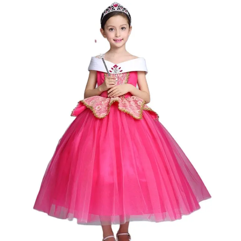 Платье для девочек Холодное сердце Диснея Эльза праздничное платье принцессы